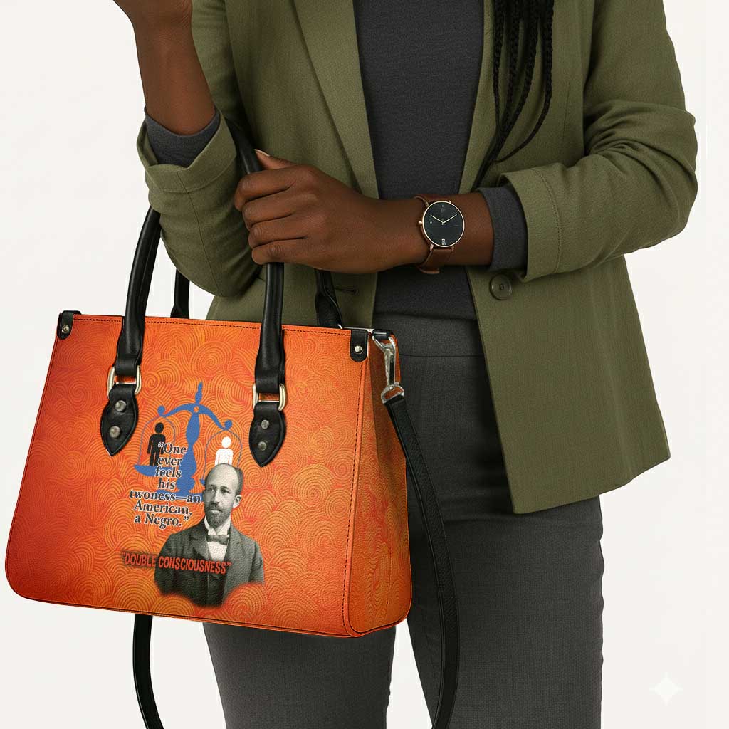 W.E.B. Du Bois Tribute Leather Bag W.E.B. Du Bois Tribute - Wonder Print Shop