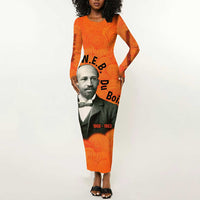 W.E.B. Du Bois Tribute Long Sleeve Bodycon Dress W.E.B. Du Bois Tribute - Wonder Print Shop