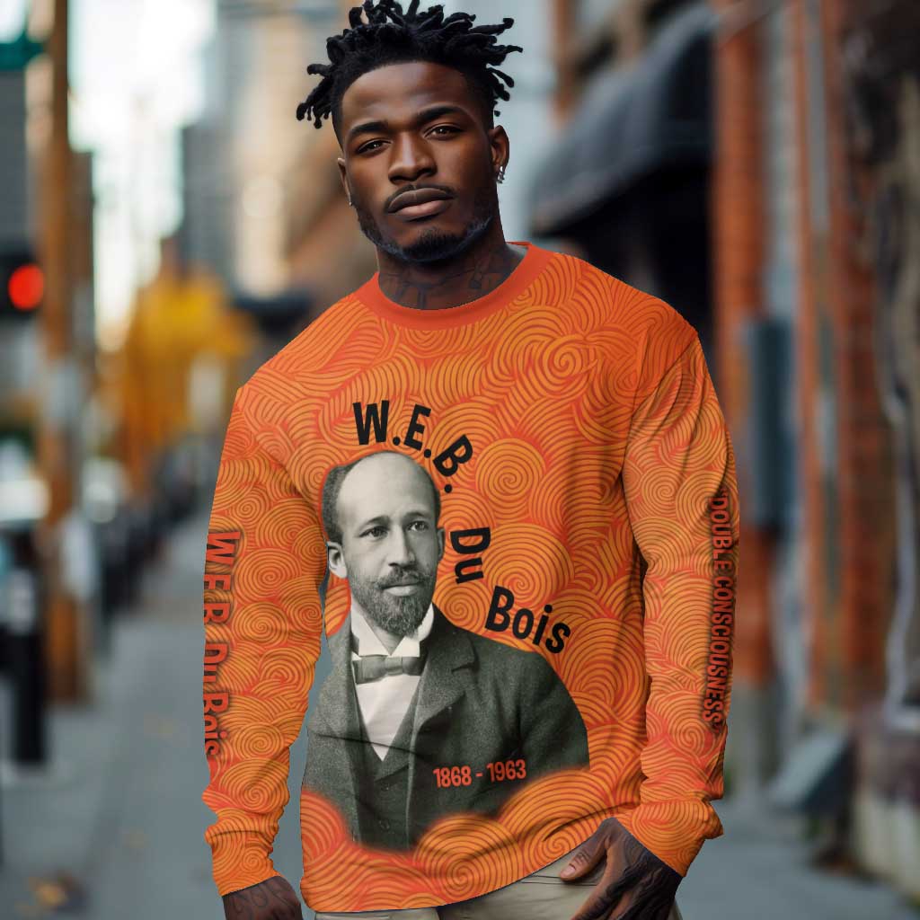 W.E.B. Du Bois Tribute Long Sleeve Shirt W.E.B. Du Bois Tribute - Wonder Print Shop
