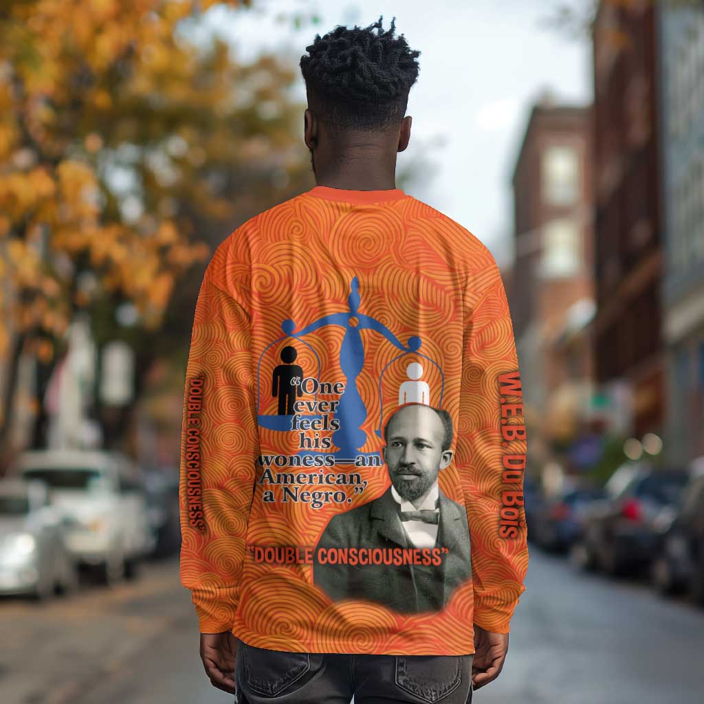 W.E.B. Du Bois Tribute Long Sleeve Shirt W.E.B. Du Bois Tribute - Wonder Print Shop