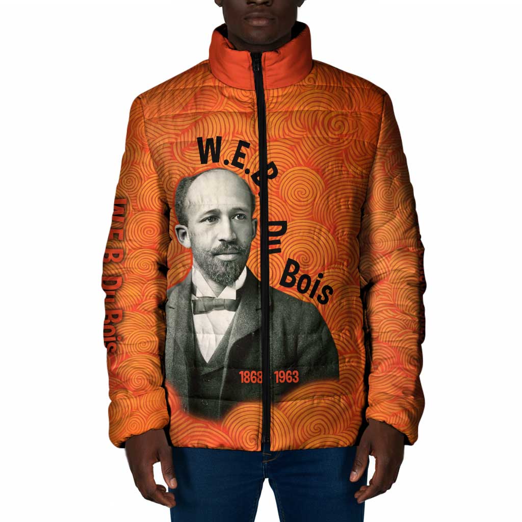 W.E.B. Du Bois Tribute Padded Jacket W.E.B. Du Bois Tribute - Wonder Print Shop