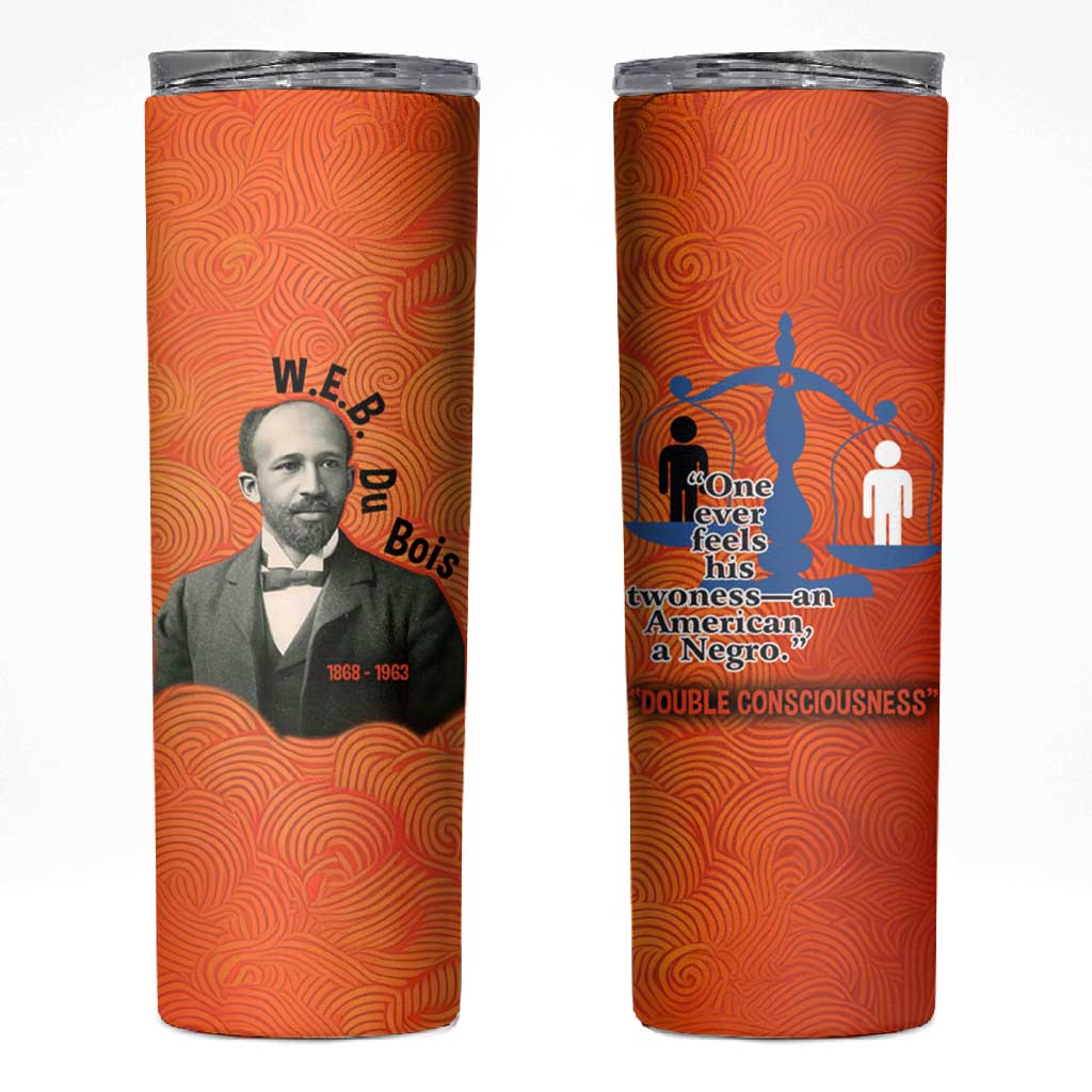 W.E.B. Du Bois Tribute Skinny Tumbler W.E.B. Du Bois Tribute - Wonder Print Shop