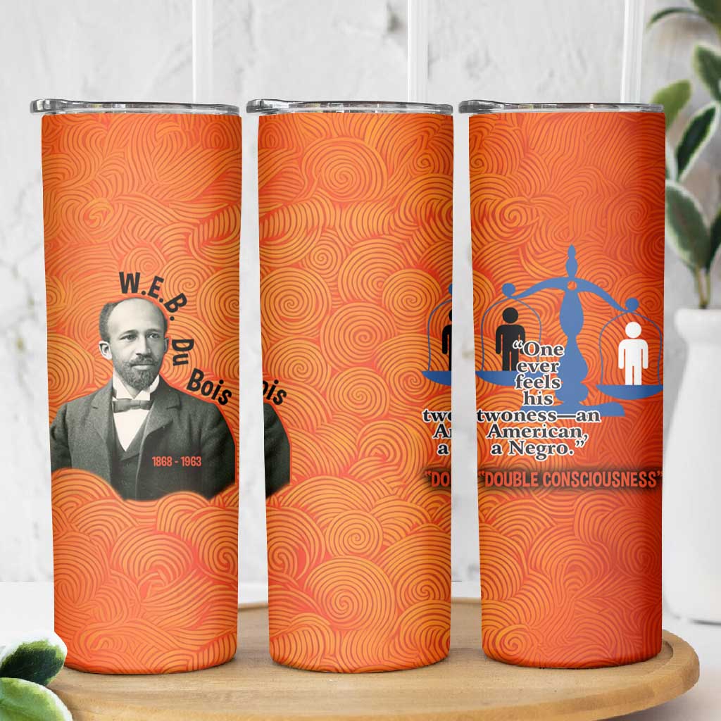 W.E.B. Du Bois Tribute Skinny Tumbler W.E.B. Du Bois Tribute - Wonder Print Shop