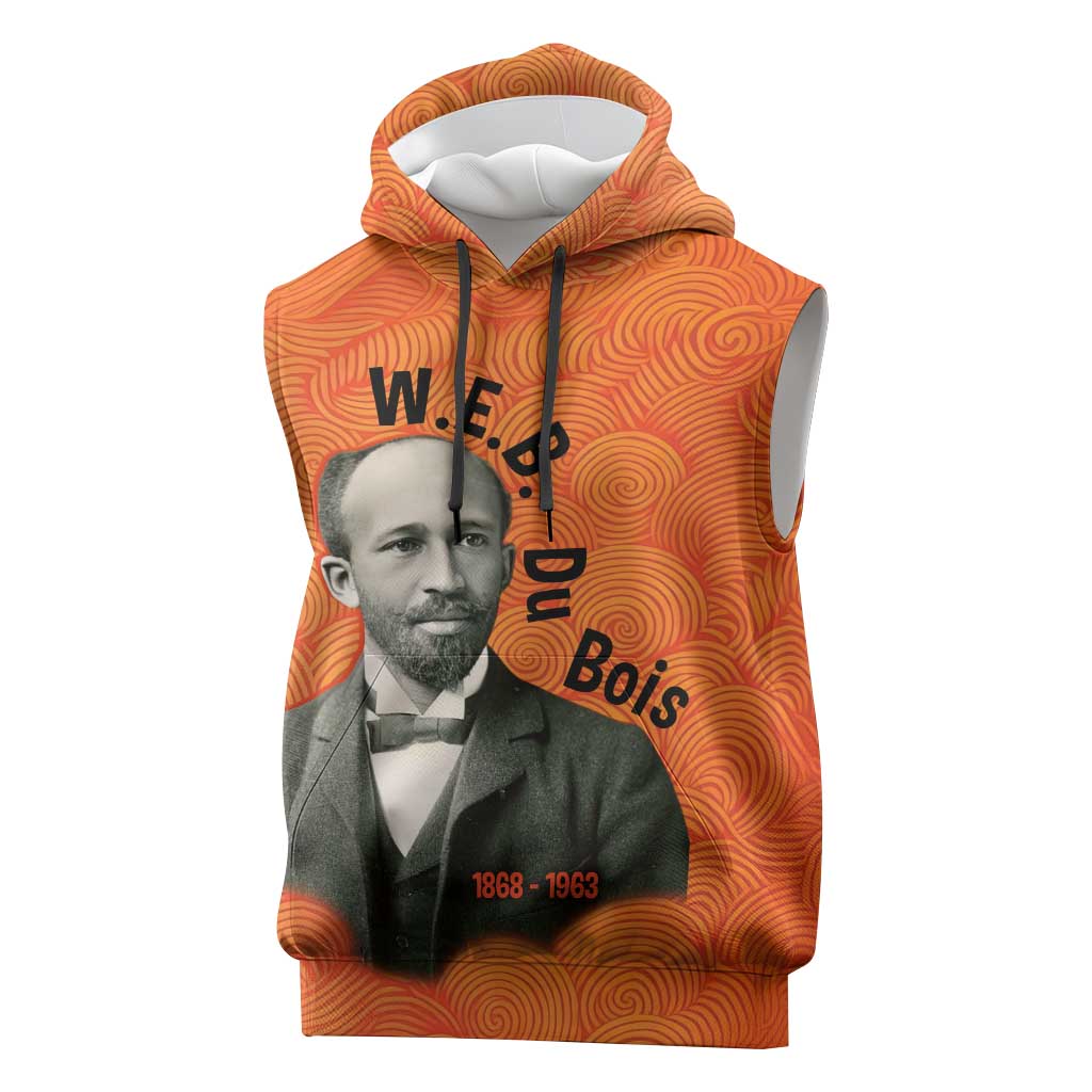 W.E.B. Du Bois Tribute Sleeveless Hoodie W.E.B. Du Bois Tribute - Wonder Print Shop