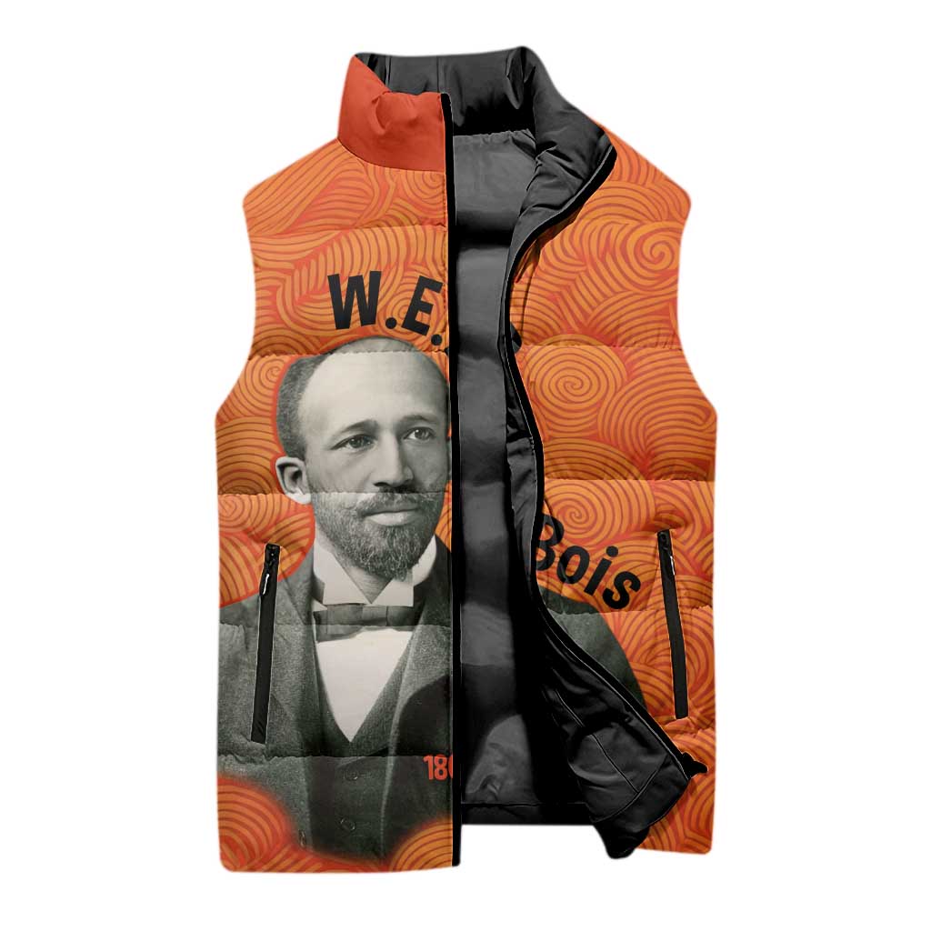 W.E.B. Du Bois Tribute Sleeveless Puffer Jacket W.E.B. Du Bois Tribute - Wonder Print Shop