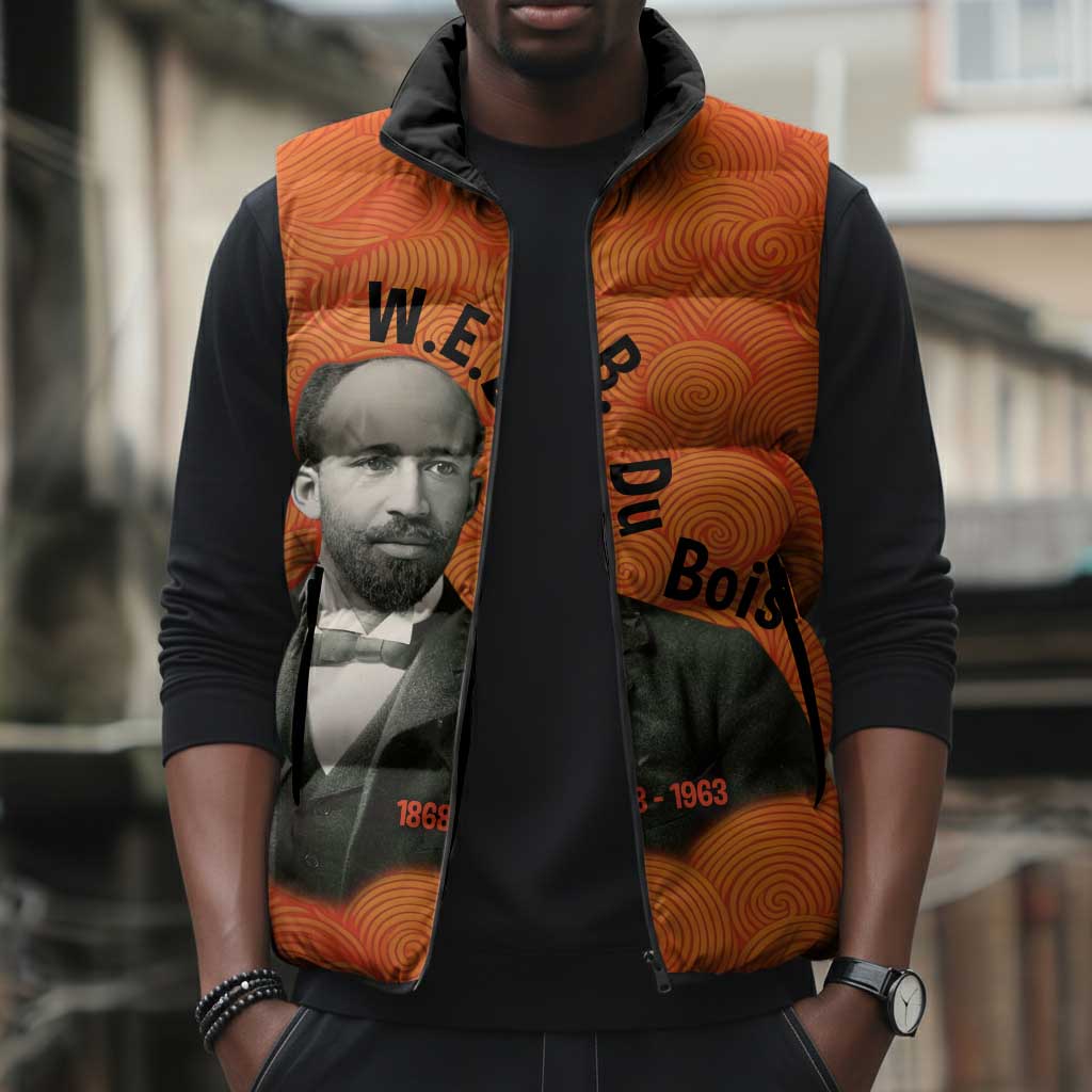 W.E.B. Du Bois Tribute Sleeveless Puffer Jacket W.E.B. Du Bois Tribute - Wonder Print Shop