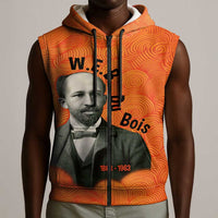 W.E.B. Du Bois Tribute Sleeveless Zip Hoodie W.E.B. Du Bois Tribute - Wonder Print Shop