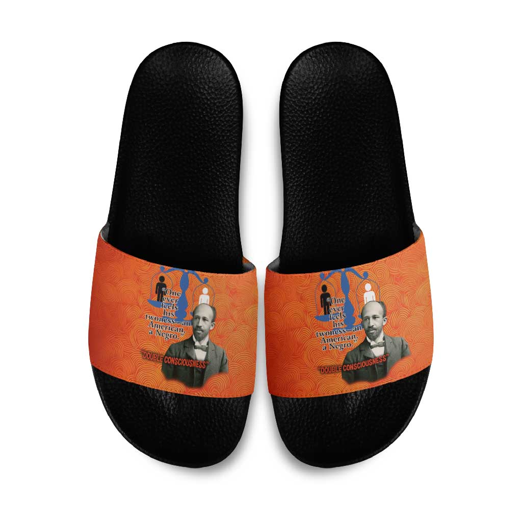 W.E.B. Du Bois Tribute Slide Sandals W.E.B. Du Bois Tribute - Wonder Print Shop