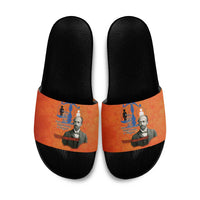 W.E.B. Du Bois Tribute Slide Sandals W.E.B. Du Bois Tribute - Wonder Print Shop