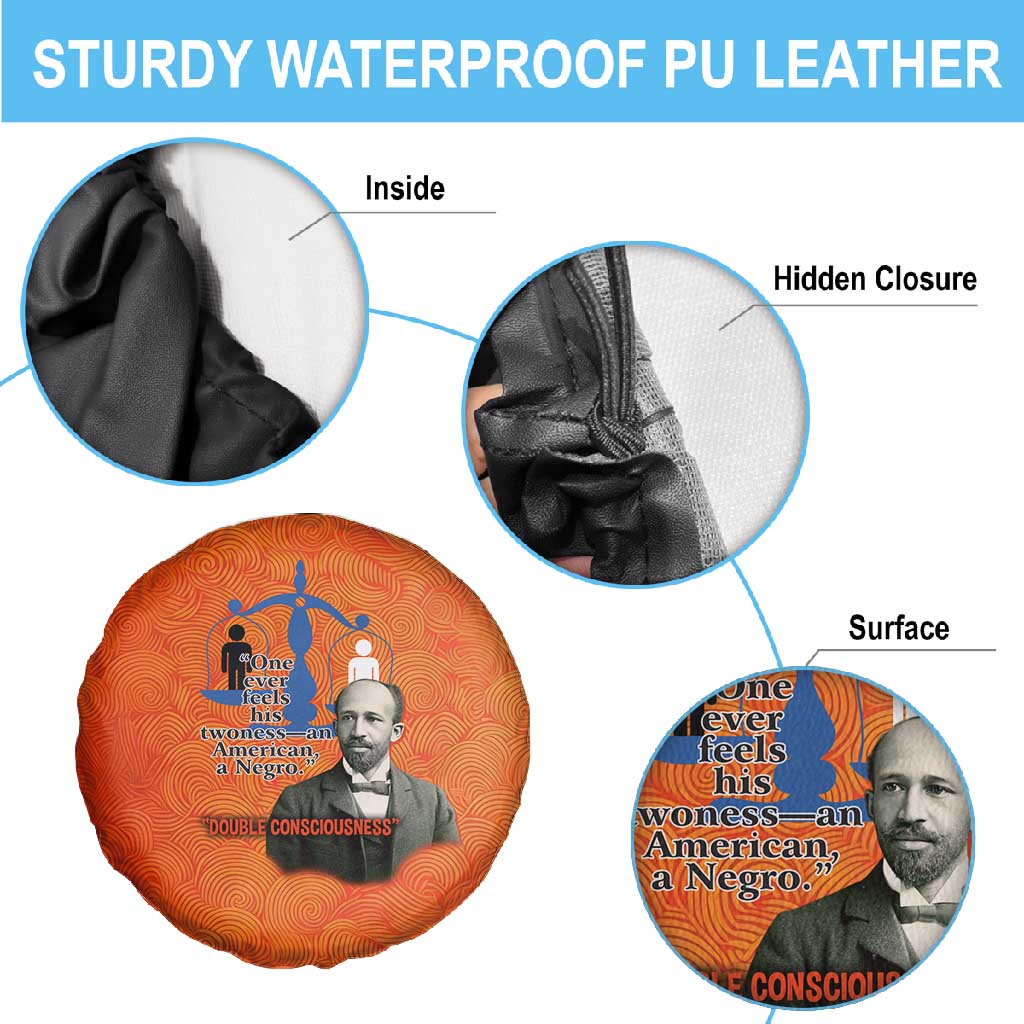 W.E.B. Du Bois Tribute Spare Tire Cover W.E.B. Du Bois Tribute - Wonder Print Shop