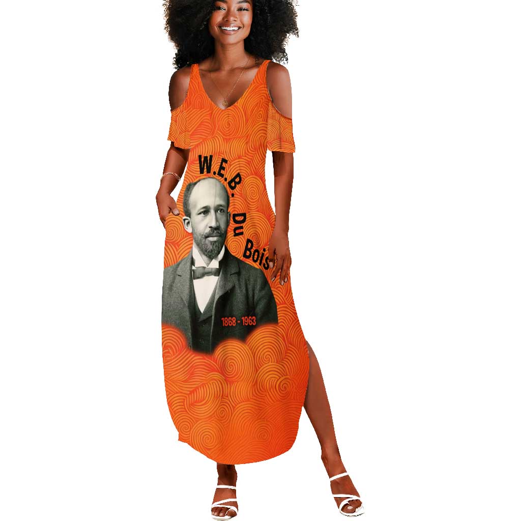 W.E.B. Du Bois Tribute Summer Maxi Dress W.E.B. Du Bois Tribute TS04
