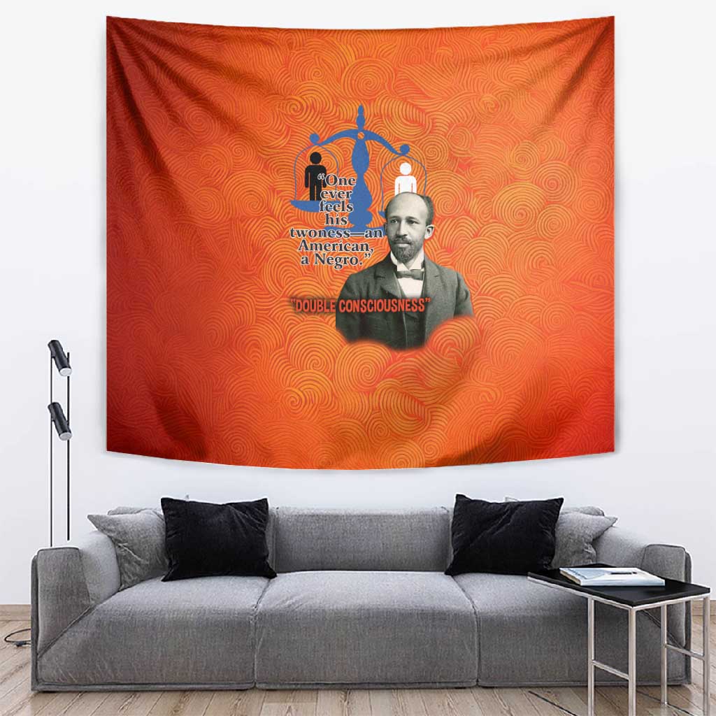 W.E.B. Du Bois Tribute Tapestry W.E.B. Du Bois Tribute - Wonder Print Shop