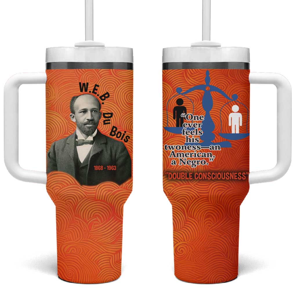W.E.B. Du Bois Tribute Tumbler With Handle W.E.B. Du Bois Tribute - Wonder Print Shop