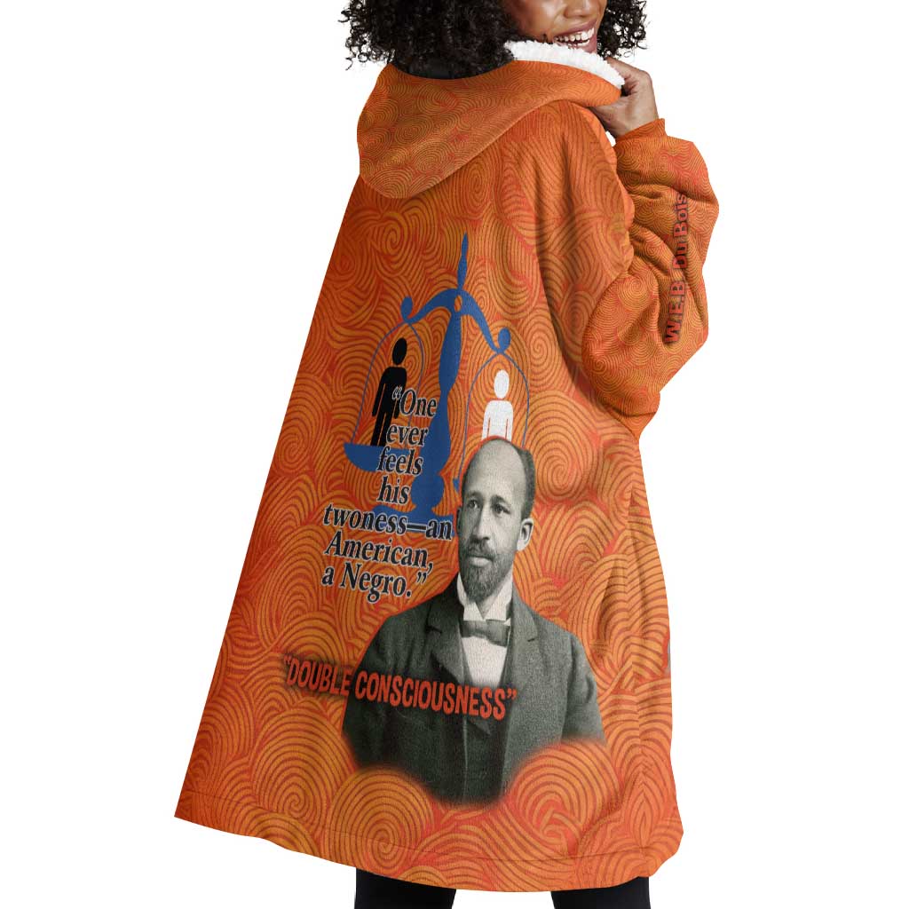 W.E.B. Du Bois Tribute Wearable Blanket Hoodie W.E.B. Du Bois Tribute - Wonder Print Shop
