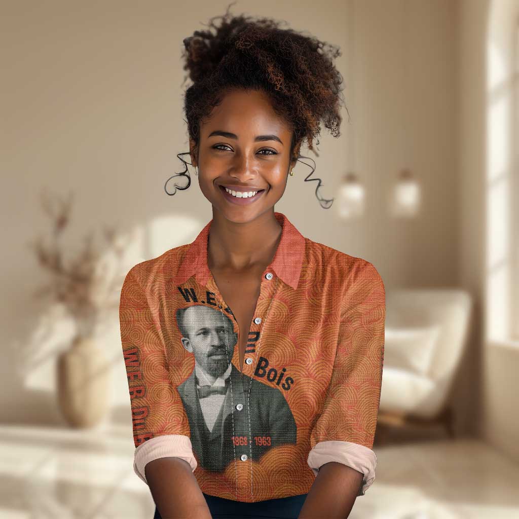 W.E.B. Du Bois Tribute Women Casual Shirt W.E.B. Du Bois Tribute - Wonder Print Shop