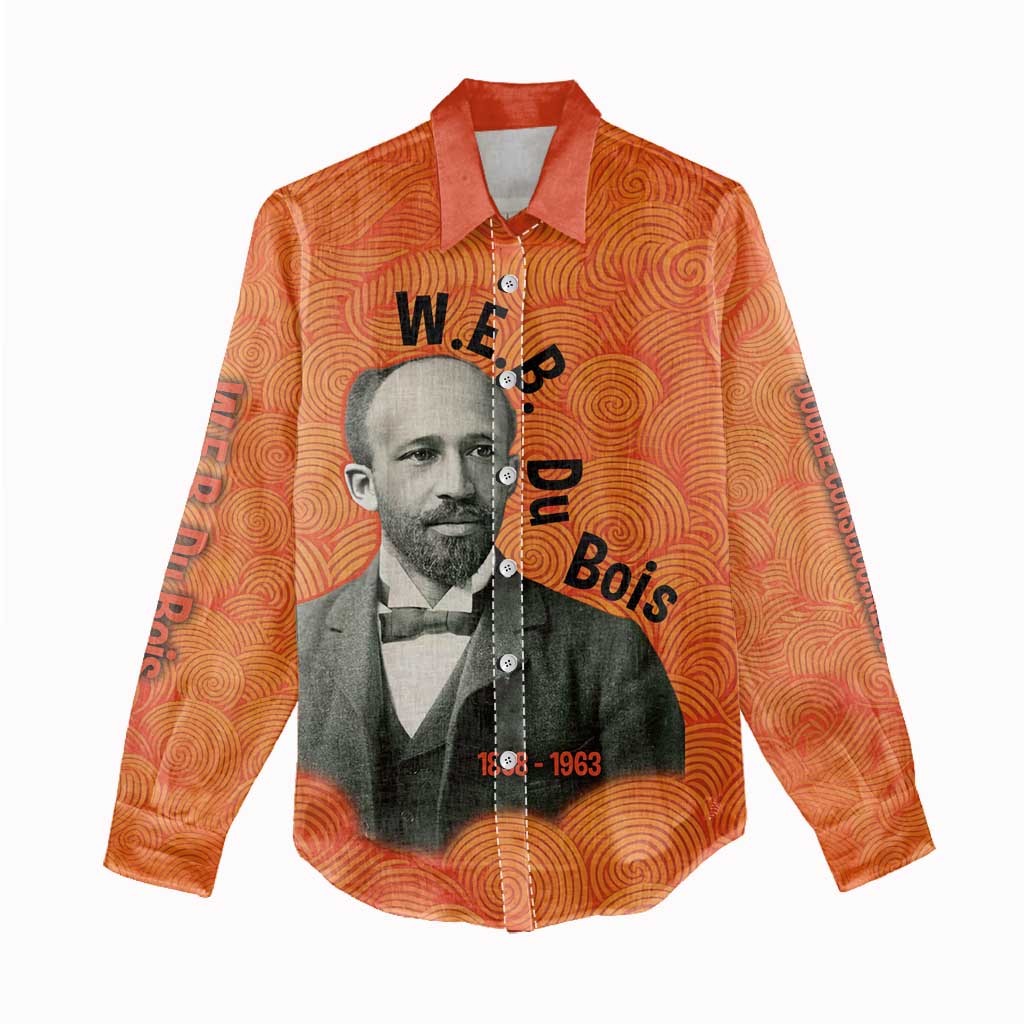 W.E.B. Du Bois Tribute Women Casual Shirt W.E.B. Du Bois Tribute - Wonder Print Shop