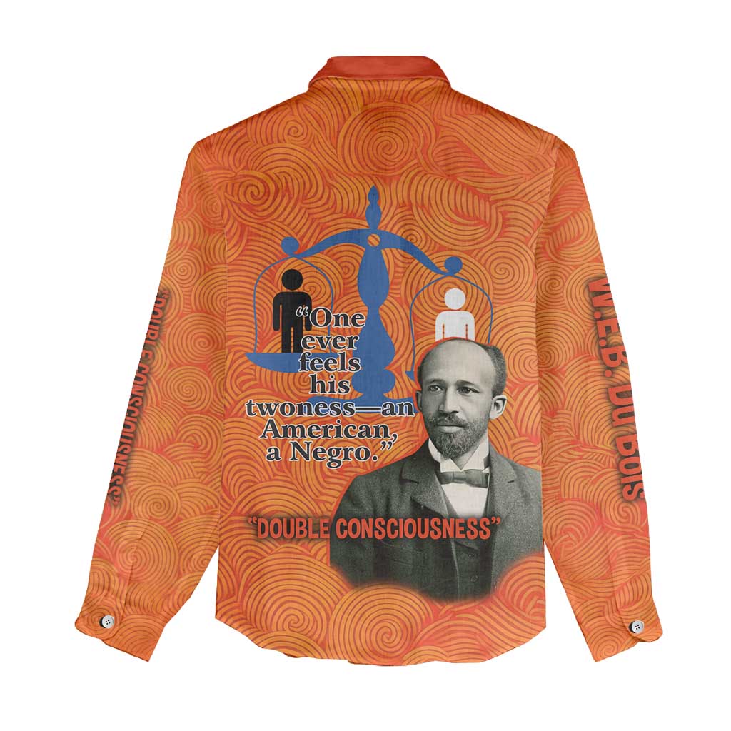 W.E.B. Du Bois Tribute Women Casual Shirt W.E.B. Du Bois Tribute - Wonder Print Shop
