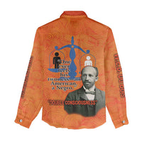 W.E.B. Du Bois Tribute Women Casual Shirt W.E.B. Du Bois Tribute - Wonder Print Shop