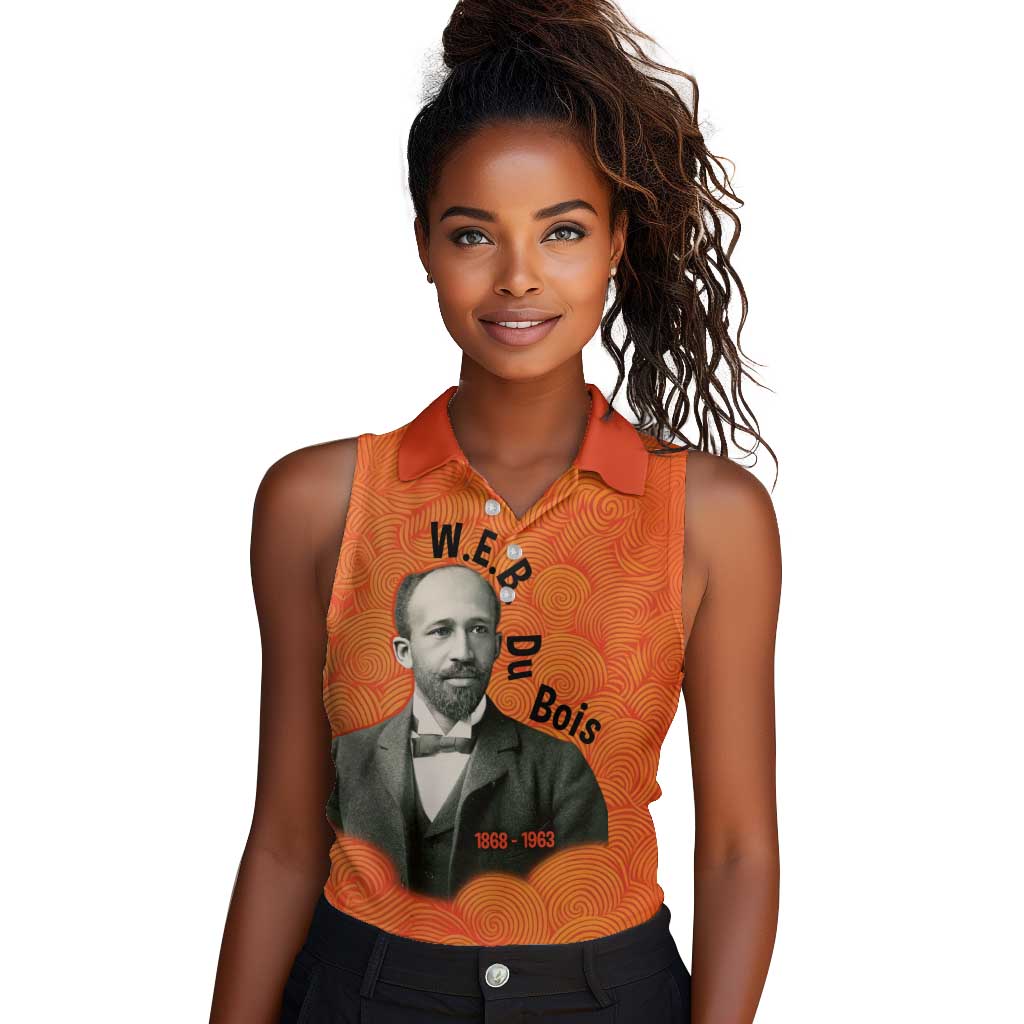 W.E.B. Du Bois Tribute Women Sleeveless Polo Shirt W.E.B. Du Bois Tribute - undefined