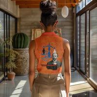 W.E.B. Du Bois Tribute Women Sleeveless Polo Shirt W.E.B. Du Bois Tribute - undefined