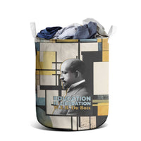 W.E.B. Du Bois Education is Liberation Laundry Basket Scholar, Activist, Visionary Tribute Design - Wonder Print Shop