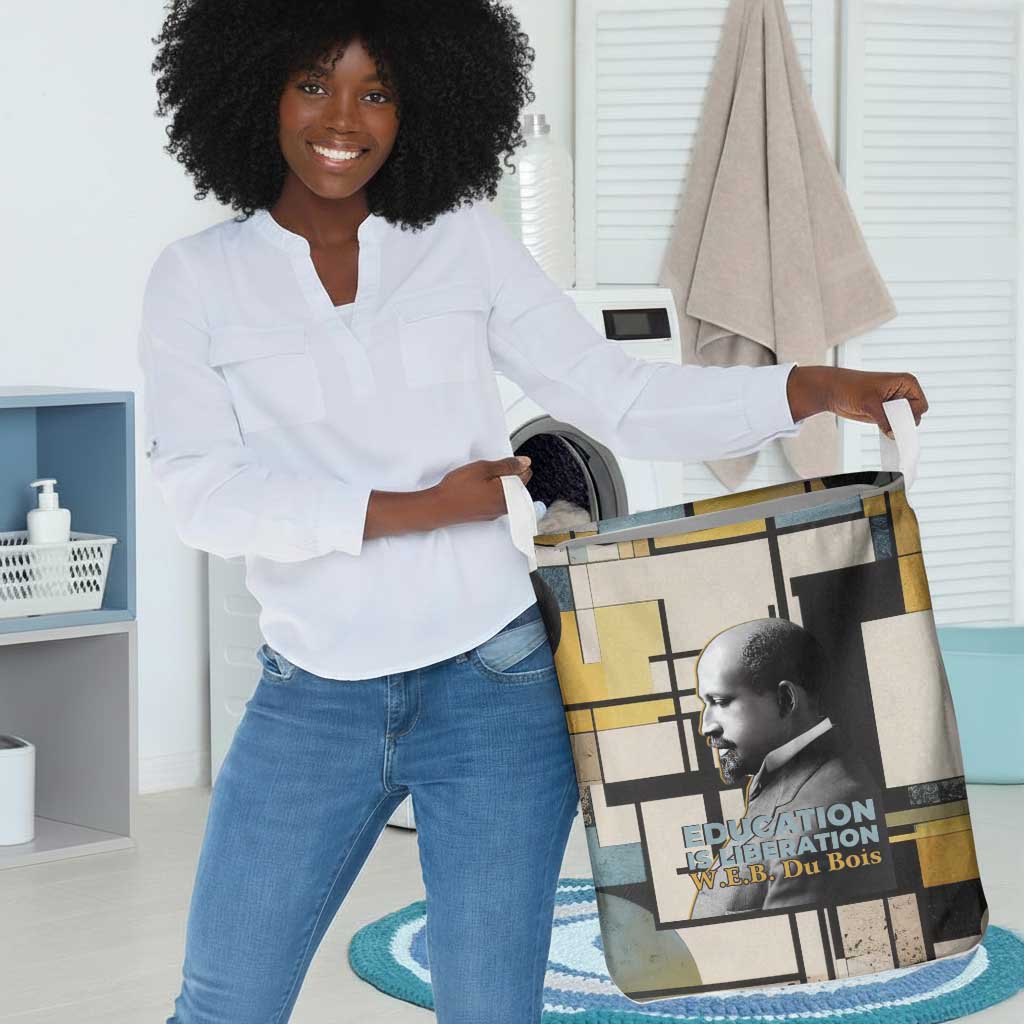 W.E.B. Du Bois Education is Liberation Laundry Basket Scholar, Activist, Visionary Tribute Design - Wonder Print Shop