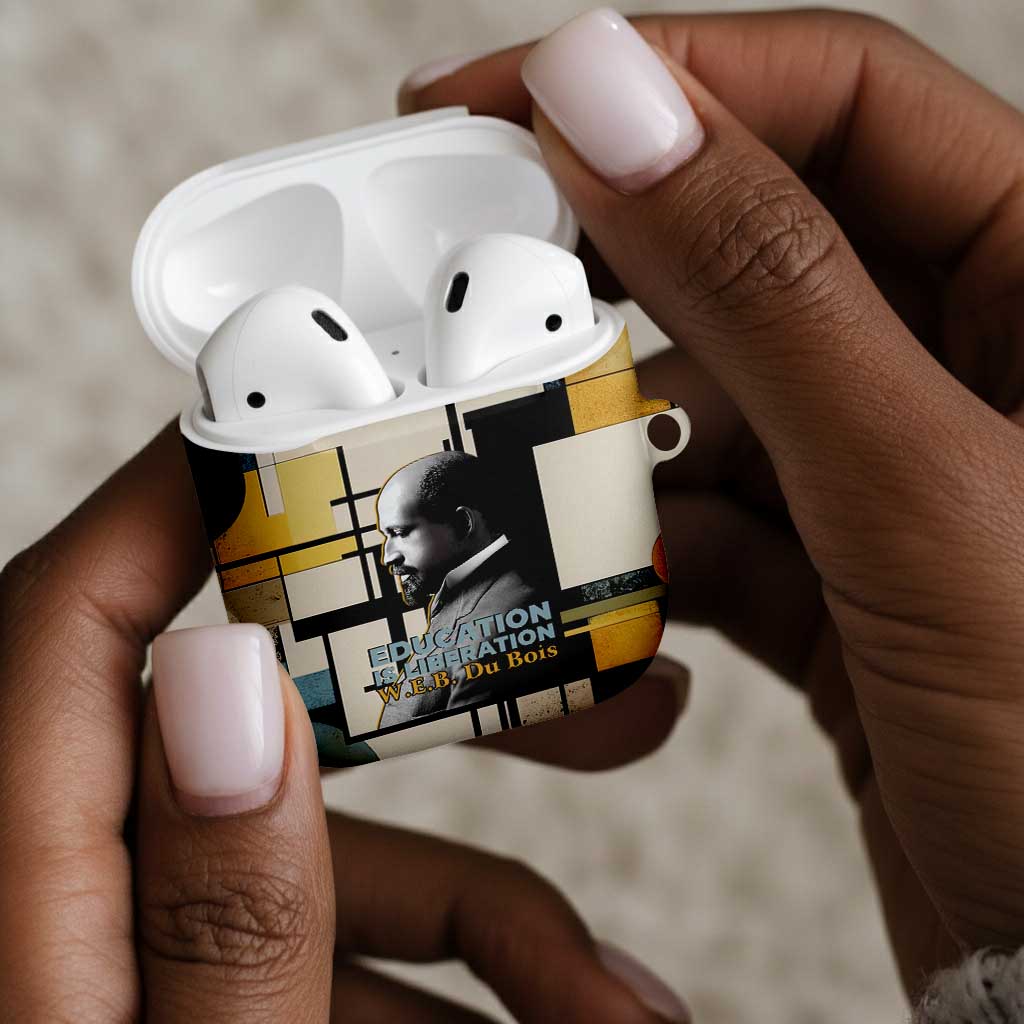 W.E.B. Du Bois Education is Liberation AirPods Case Scholar, Activist, Visionary Tribute Design - Wonder Print Shop