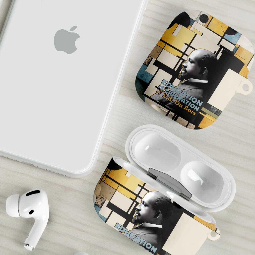 W.E.B. Du Bois Education is Liberation AirPods Case Scholar, Activist, Visionary Tribute Design - Wonder Print Shop