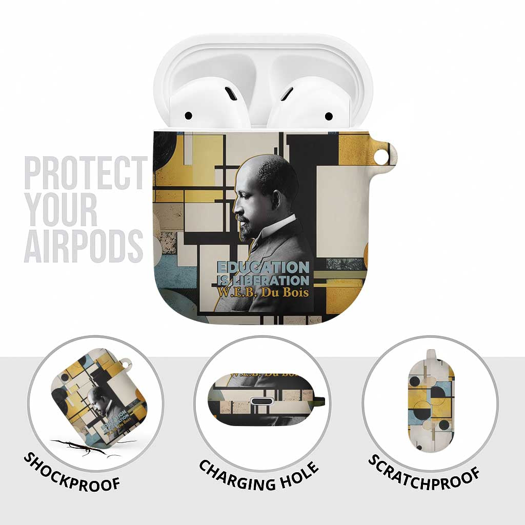 W.E.B. Du Bois Education is Liberation AirPods Case Scholar, Activist, Visionary Tribute Design - Wonder Print Shop