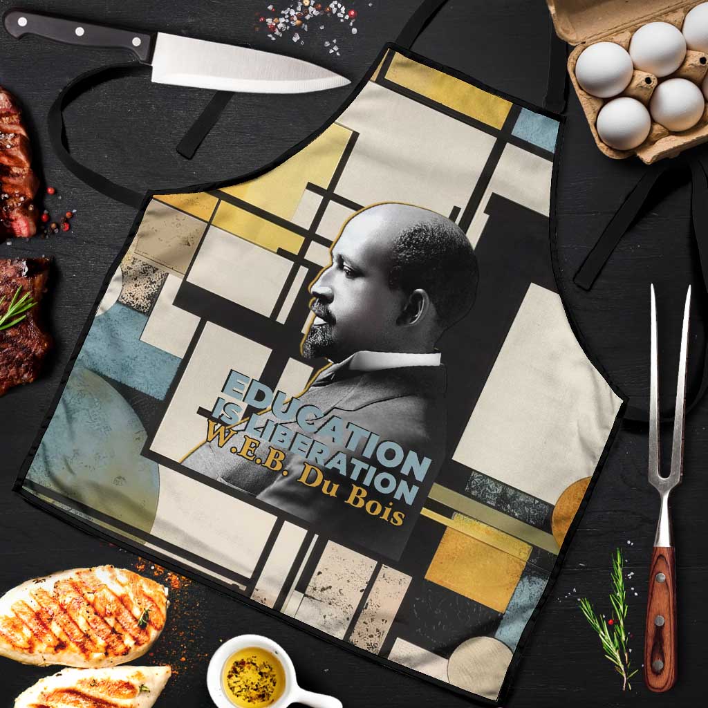 W.E.B. Du Bois Education is Liberation Apron Scholar, Activist, Visionary Tribute Design - Wonder Print Shop