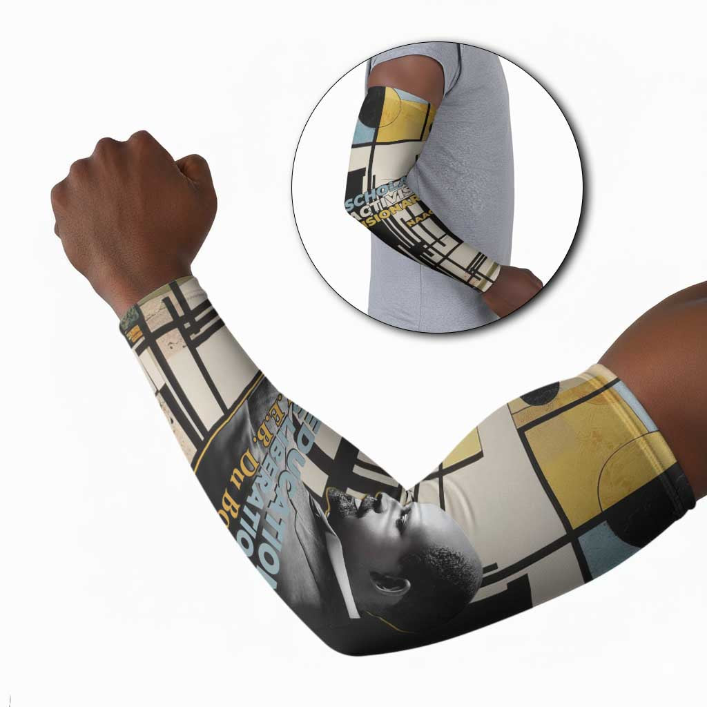 W.E.B. Du Bois Education is Liberation Arm Sleeves Scholar, Activist, Visionary Tribute Design - Wonder Print Shop