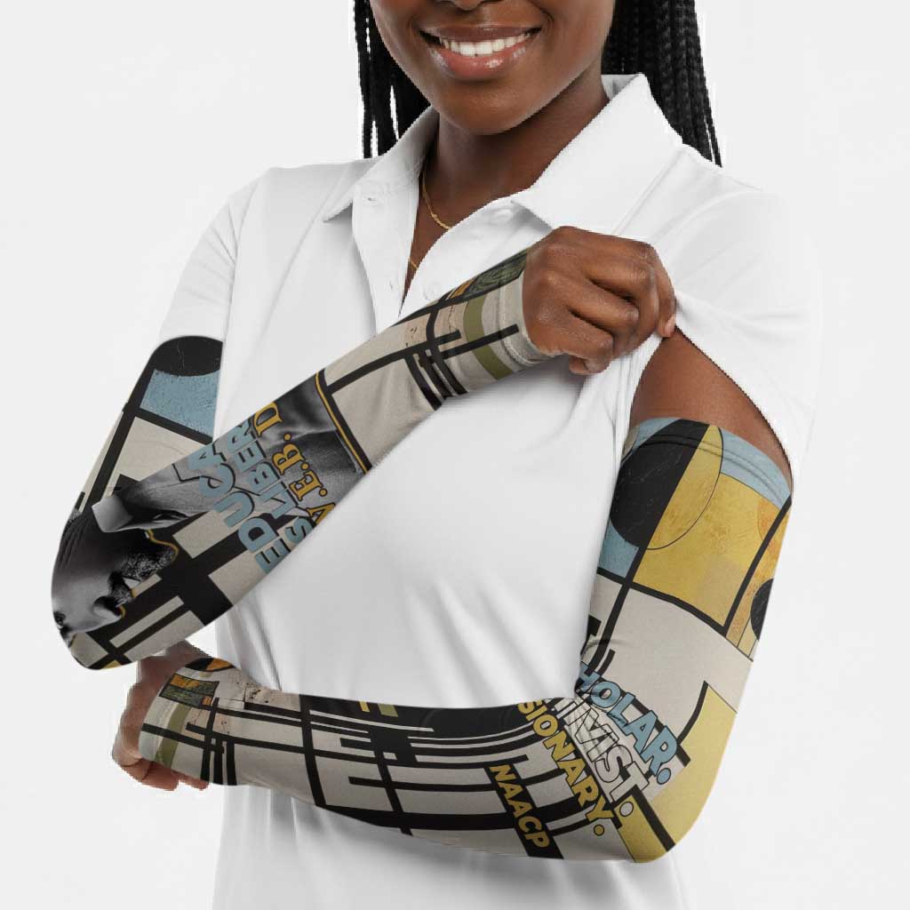 W.E.B. Du Bois Education is Liberation Arm Sleeves Scholar, Activist, Visionary Tribute Design - Wonder Print Shop