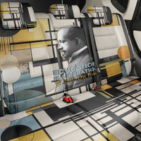 W.E.B. Du Bois Education is Liberation Back Car Seat Cover Scholar, Activist, Visionary Tribute Design - Wonder Print Shop