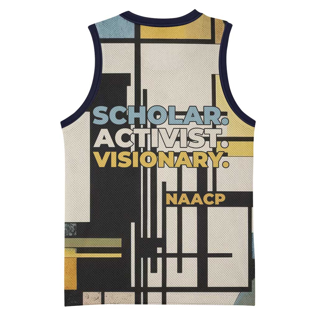 W.E.B. Du Bois Education is Liberation Basketball Jersey Scholar, Activist, Visionary Tribute Design - Wonder Print Shop