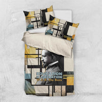 W.E.B. Du Bois Education is Liberation Bedding Set Scholar, Activist, Visionary Tribute Design - Wonder Print Shop