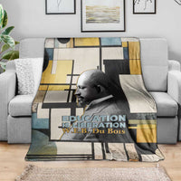 W.E.B. Du Bois Education is Liberation Blanket Scholar, Activist, Visionary Tribute Design - Wonder Print Shop