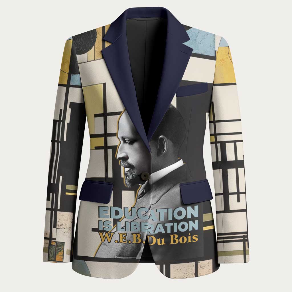 W.E.B. Du Bois Education is Liberation Blazer Scholar, Activist, Visionary Tribute Design - Wonder Print Shop