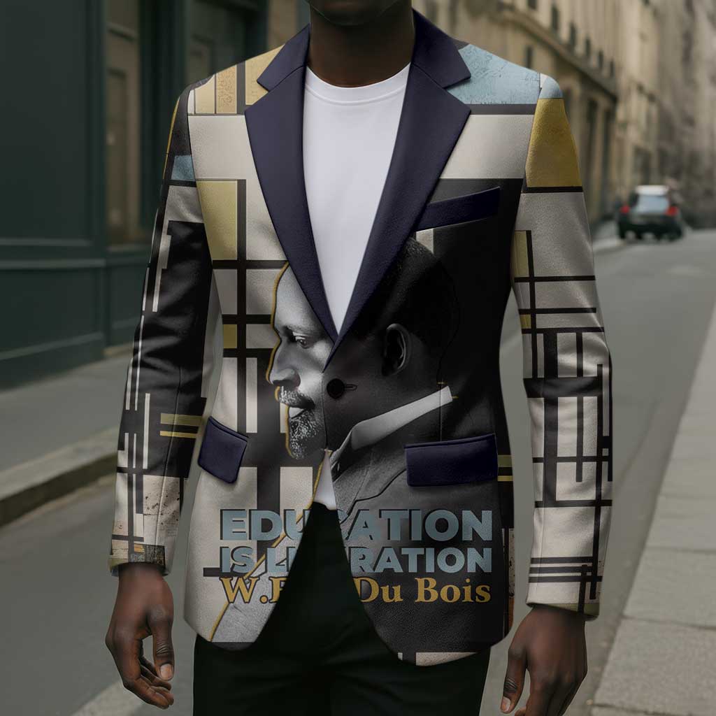 W.E.B. Du Bois Education is Liberation Blazer Scholar, Activist, Visionary Tribute Design - Wonder Print Shop
