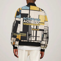 W.E.B. Du Bois Education is Liberation Bomber Jacket Scholar, Activist, Visionary Tribute Design - Wonder Print Shop