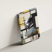 W.E.B. Du Bois Education is Liberation Canvas Wall Art Scholar, Activist, Visionary Tribute Design - Wonder Print Shop