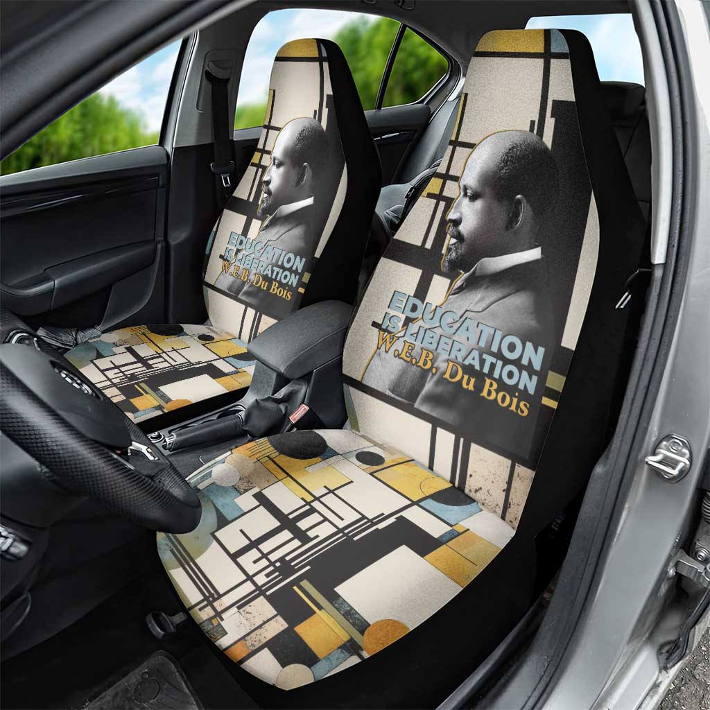 W.E.B. Du Bois Education is Liberation Car Seat Cover Scholar, Activist, Visionary Tribute Design - Wonder Print Shop