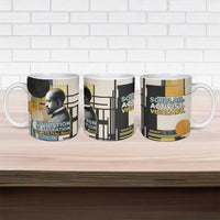 W.E.B. Du Bois Education is Liberation Ceramic Mug Scholar, Activist, Visionary Tribute Design - Wonder Print Shop