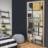 W.E.B. Du Bois Education is Liberation Door Cover Scholar, Activist, Visionary Tribute Design - Wonder Print Shop