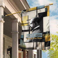 W.E.B. Du Bois Education is Liberation Garden Flag Scholar, Activist, Visionary Tribute Design - Wonder Print Shop