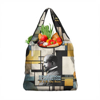 W.E.B. Du Bois Education is Liberation Grocery Bag Scholar, Activist, Visionary Tribute Design - Wonder Print Shop