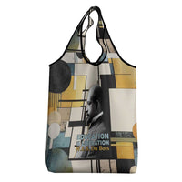 W.E.B. Du Bois Education is Liberation Grocery Bag Scholar, Activist, Visionary Tribute Design - Wonder Print Shop