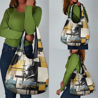 W.E.B. Du Bois Education is Liberation Grocery Bag Scholar, Activist, Visionary Tribute Design - Wonder Print Shop