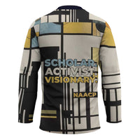 W.E.B. Du Bois Education is Liberation Hockey Jersey Scholar, Activist, Visionary Tribute Design - Wonder Print Shop