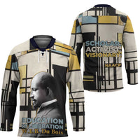W.E.B. Du Bois Education is Liberation Hockey Jersey Scholar, Activist, Visionary Tribute Design - Wonder Print Shop