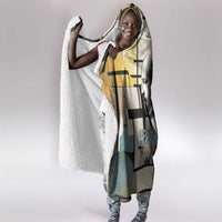 W.E.B. Du Bois Education is Liberation Hooded Blanket Scholar, Activist, Visionary Tribute Design - Wonder Print Shop